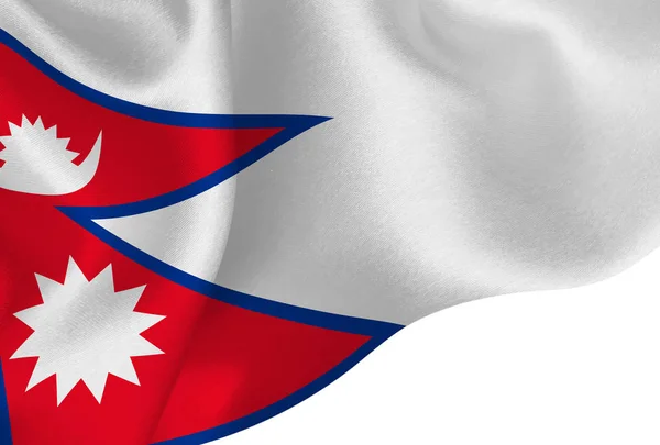 Nepal National Flag Background — Stock Vector