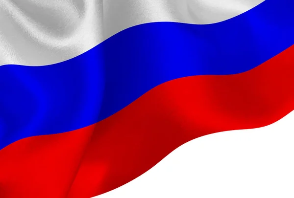 Federacja Rosyjska Flaga Narodowa Tło — Wektor stockowy