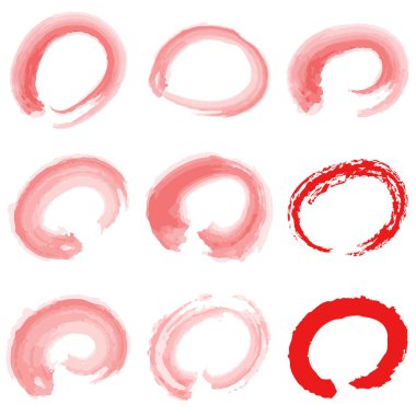 Kare kırmızı Japon kağıt simgesi