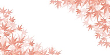 Sonbahar yaprakları akçaağaç sonbahar arkaplanı