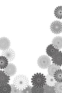 Kartpostal arka plan yas krizantem