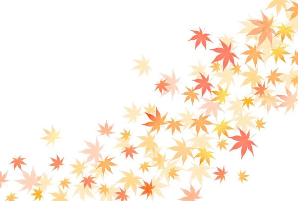 Herbst Blätter Herbst Blätter Hintergrund — Stockvektor