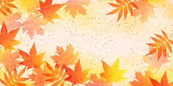 Autumn Leaves Autumn Background — Stock Vector