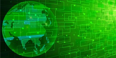 Küresel ağ küresel arka plan