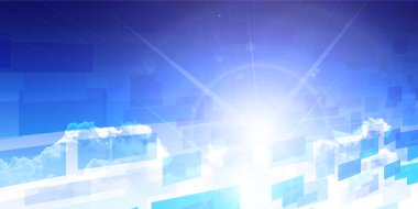 Gökyüzü bulut manzara arka plan