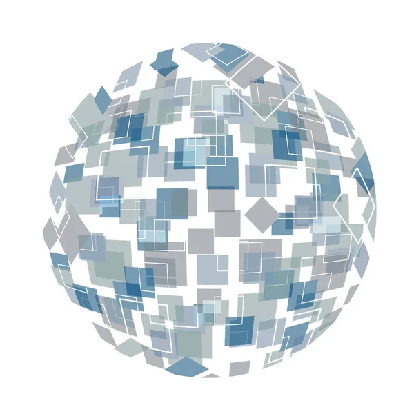 Icône Cercle Mondial — Image vectorielle