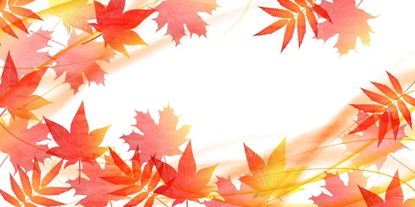 Podzimní Listy Podzim Opustí Pozadí — Stockový vektor