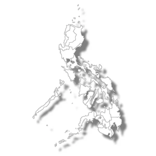 Філіппіни Країни Карту Значок — стоковий вектор