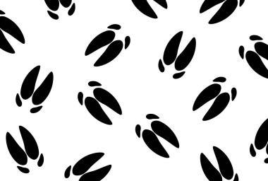 yaban domuzu yeni yıl kartı siluet arka plan