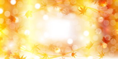 Sonbahar yaprakları akçaağaç sonbahar arkaplanı