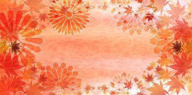 Sonbahar yaprakları akçaağaç sonbahar arkaplanı