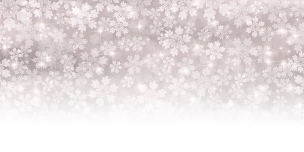 Christmas Snow Winter Background — Stock Vector