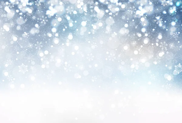 Christmas Snow Winter Background — Stock Vector