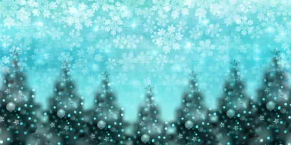 Різдвяний Сніговий Зимовий Фон — стоковий вектор