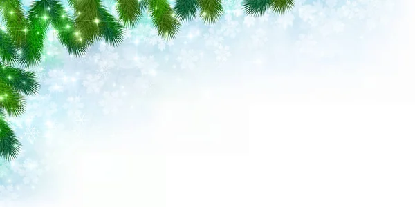 Navidad Nieve Invierno Fondo — Archivo Imágenes Vectoriales