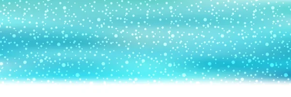 クリスマス雪冬の背景 — ストックベクタ