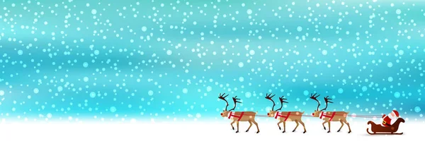 Navidad Nieve Invierno Fondo — Vector de stock