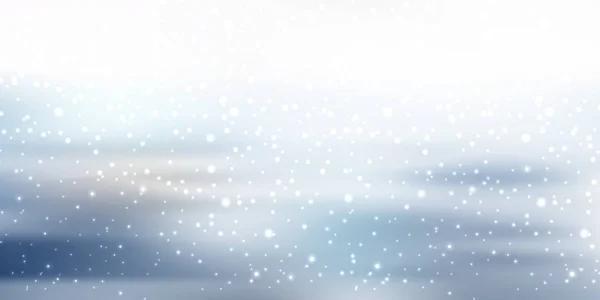 Christmas Snow Winter Achtergrond — Stockvector
