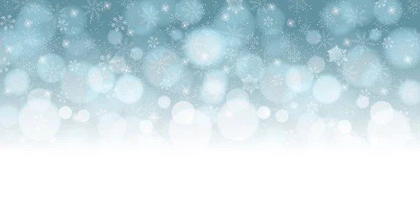 Christmas Snow Winter Background — Stock Vector