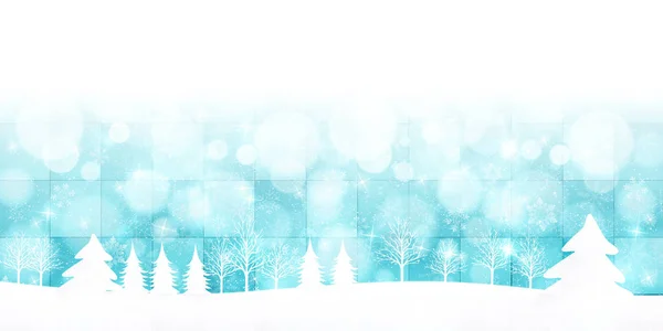 Navidad Nieve Invierno Fondo — Vector de stock