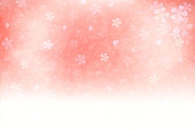 Kiraz çiçekleri Bahar yeni yıl kartı arka plan