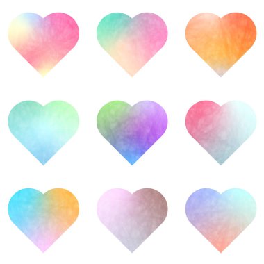 Sevgililer kalp Japon kağıt simgesi