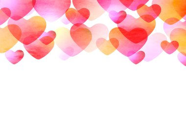 Sevgililer kalp Japon kağıt arka plan