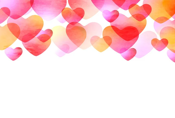 Corazón San Valentín Papel Japonés Fondo — Vector de stock