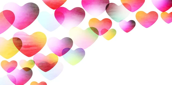 Sevgililer Kalp Japon Kağıt Arka Plan — Stok Vektör