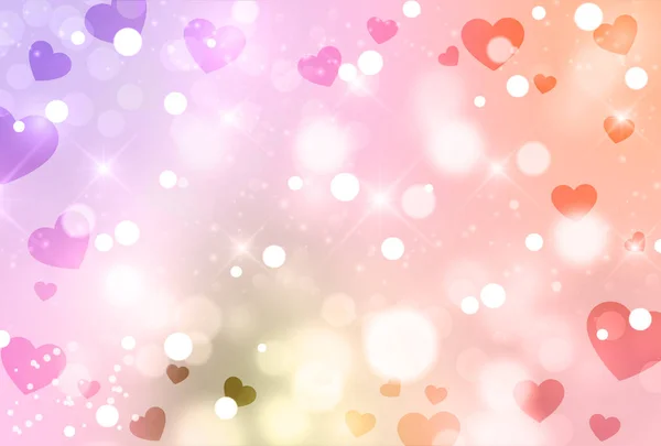 Valentine Coeur Hiver Fond — Image vectorielle