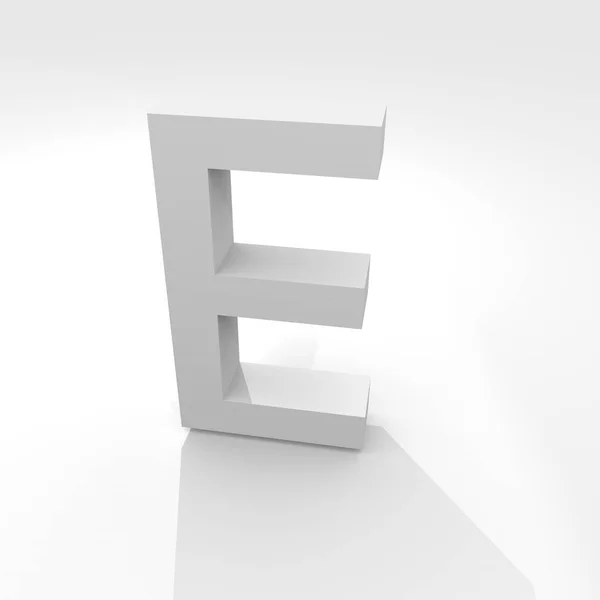 Alphabet Character Three Dimensional Icon — Stock Photo, Image