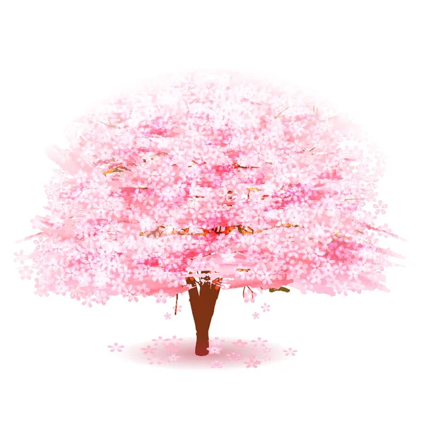 桜の春の花アイコン — ストックベクタ