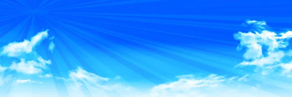 Cielo Nube Paisaje Fondo — Vector de stock