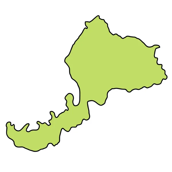 Піктограма Рамки Fukui Map — стоковий вектор