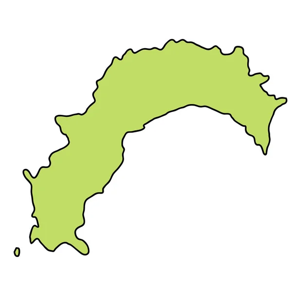 Icône Cadre Kochi Map — Image vectorielle