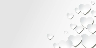 Sevgililer kalp kış arka plan