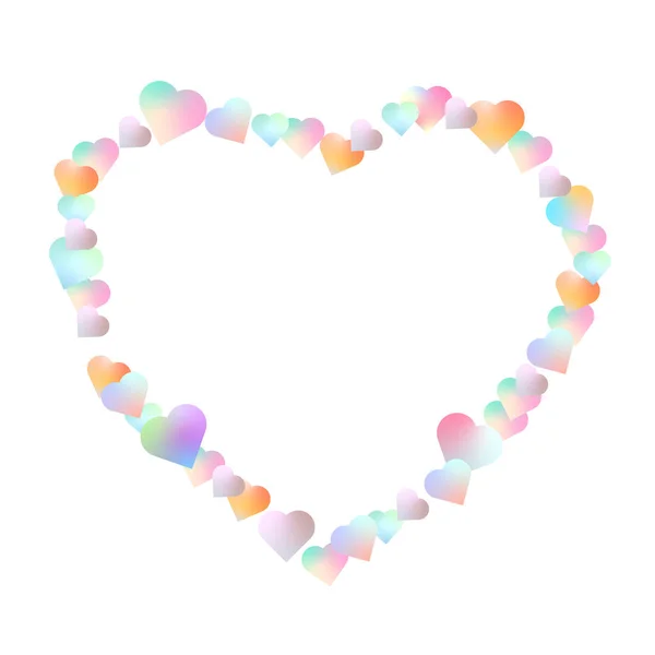 Valentine Heart Colorful Icon — Stock Vector