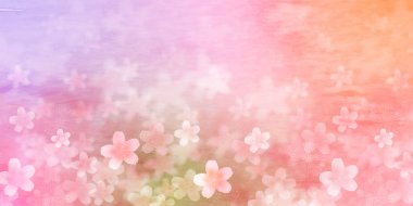 Kiraz çiçeği bahar çiçeği arka planı