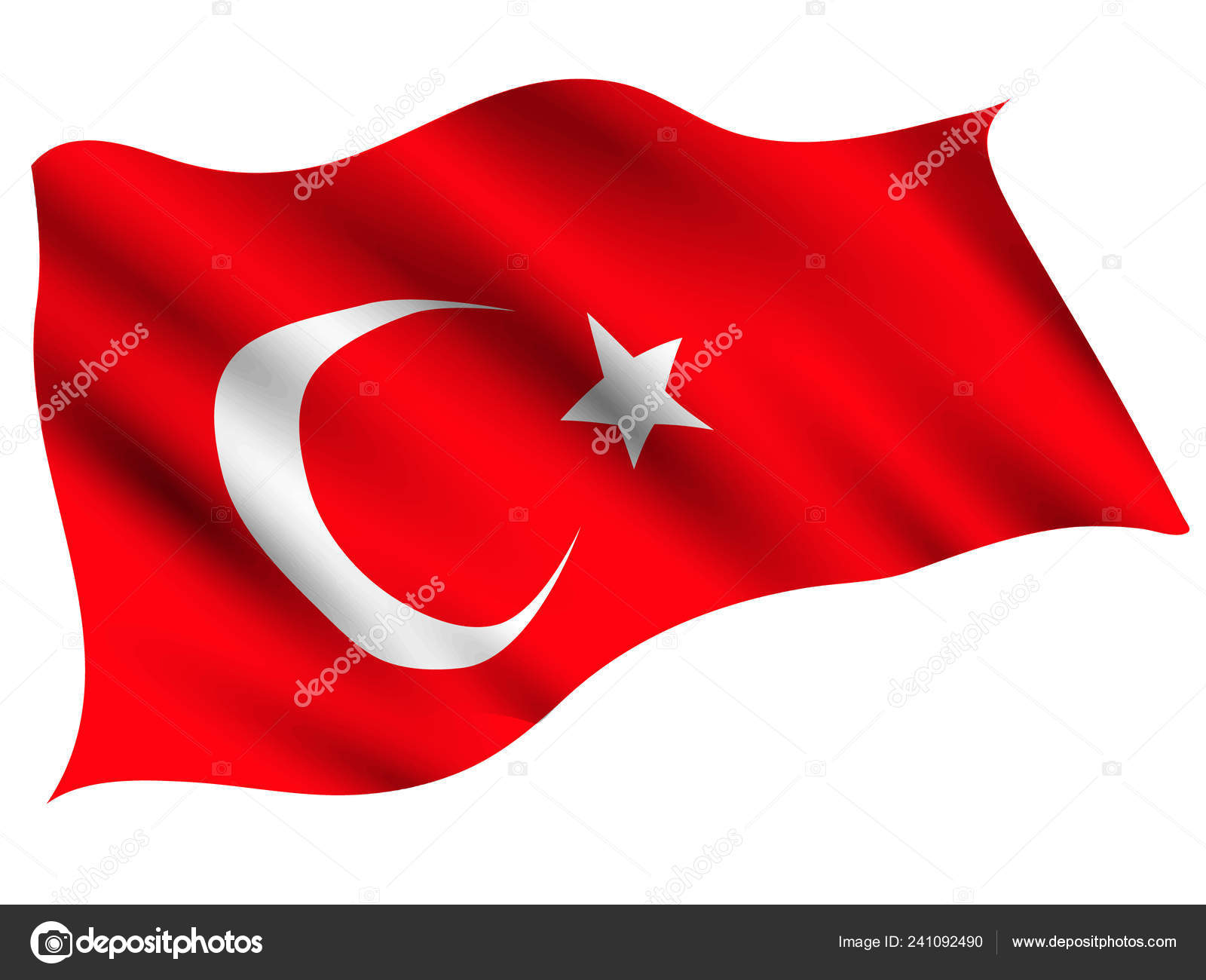 Turkey Country Flag Icon Stock Vector Image by ©JBOY24 241092490