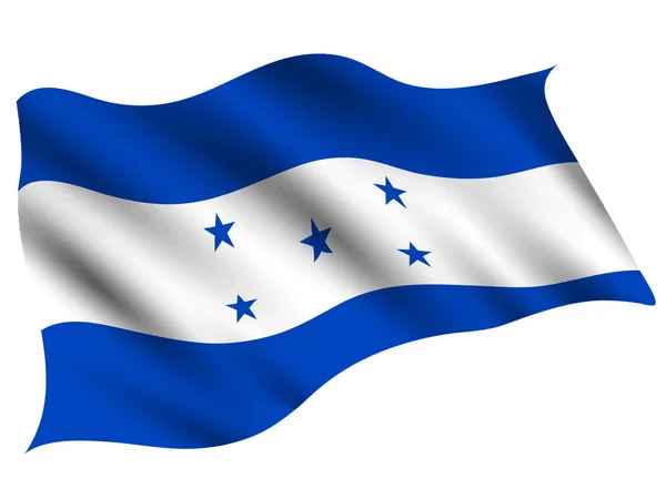 Honduras Icône Drapeau Pays — Image vectorielle