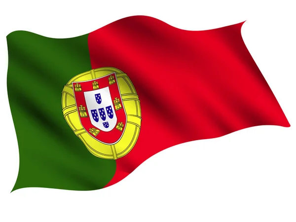 Portugalia Pictograma Steagului Țării — Vector de stoc