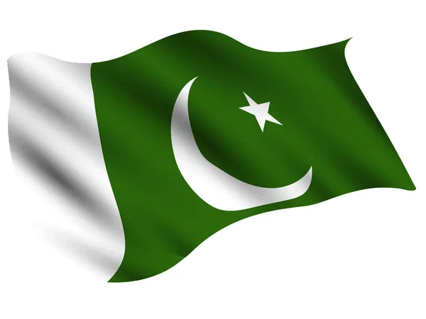 Pakistan Country Flag Icon — Stock Vector