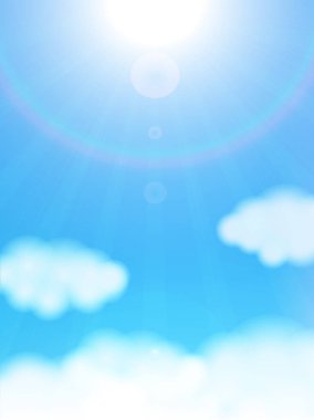 Gökyüzü bulut manzara arka plan