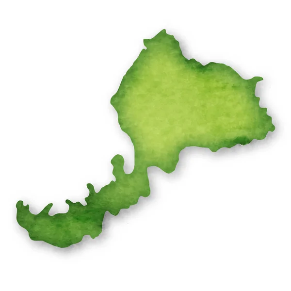 Symbol Der Präfektur Fukui Japan Karte — Stockvektor