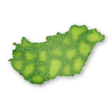 Macaristan haritası Çerçevesi simgesi