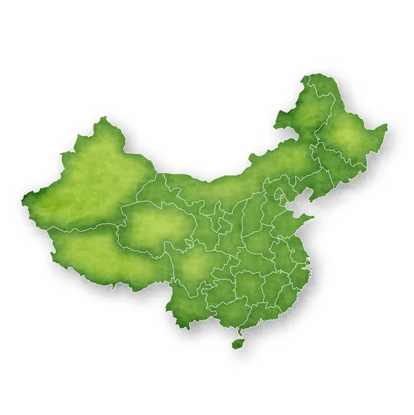 China Ícone Quadro Mapa — Vetor de Stock