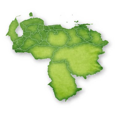 Venezuela Haritası Çerçevesi simgesi