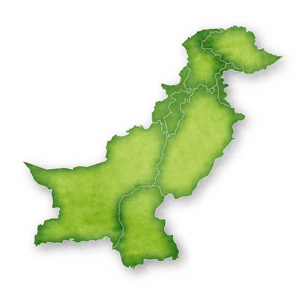 Pakistan Map Frame Icon — Stock Vector
