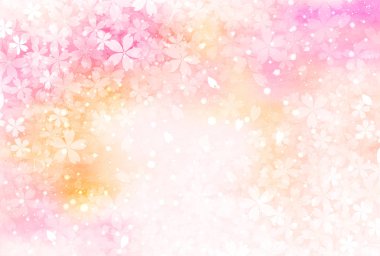 Kiraz çiçeği bahar çiçeği arka planı