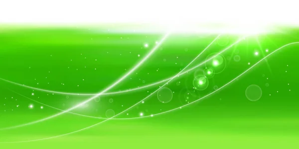 Čerstvý Zelený Zelený Sky Pozadí — Stockový vektor